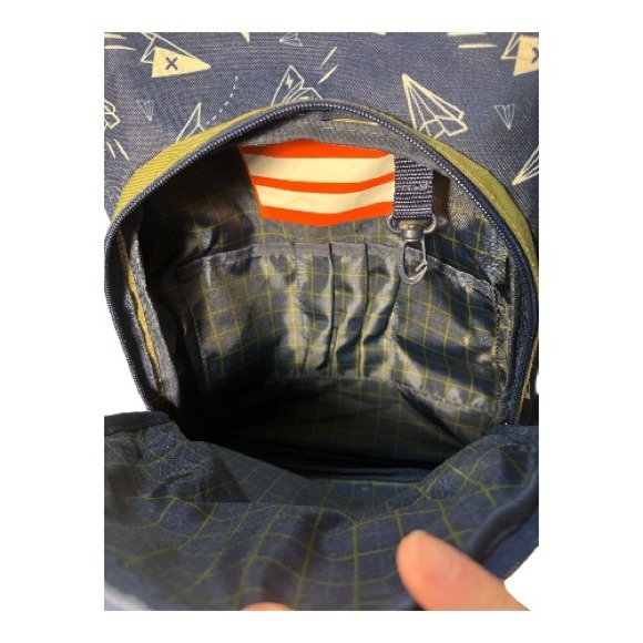 Stylish Navy and Olive kids Backpack
16” - Picture 7 of 9